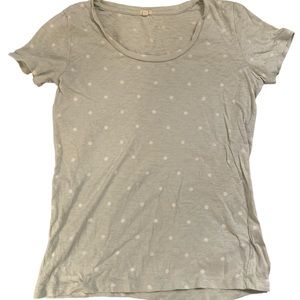 JCrew Factory Cotton Polka Dot T-shirt